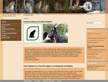 Tablet Screenshot of luchs-projekt.org